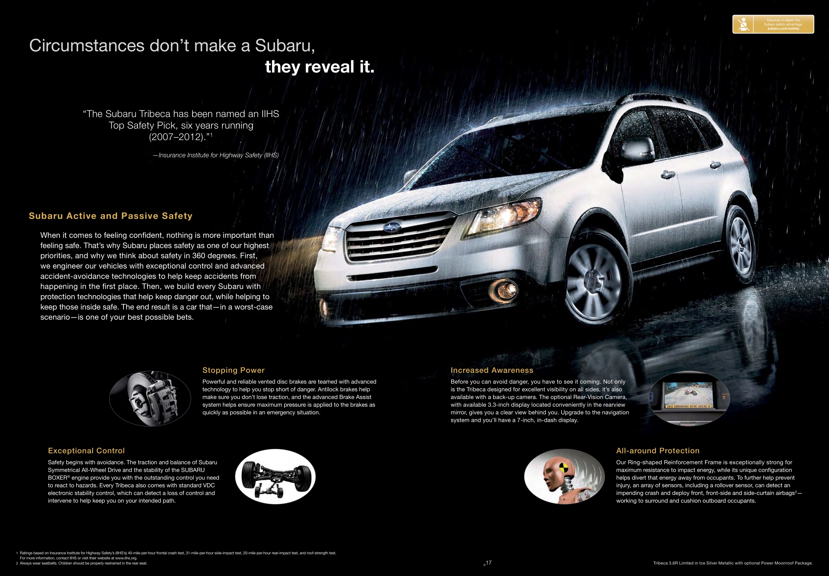 2013 Subaru Tribeca Brochure Page 11